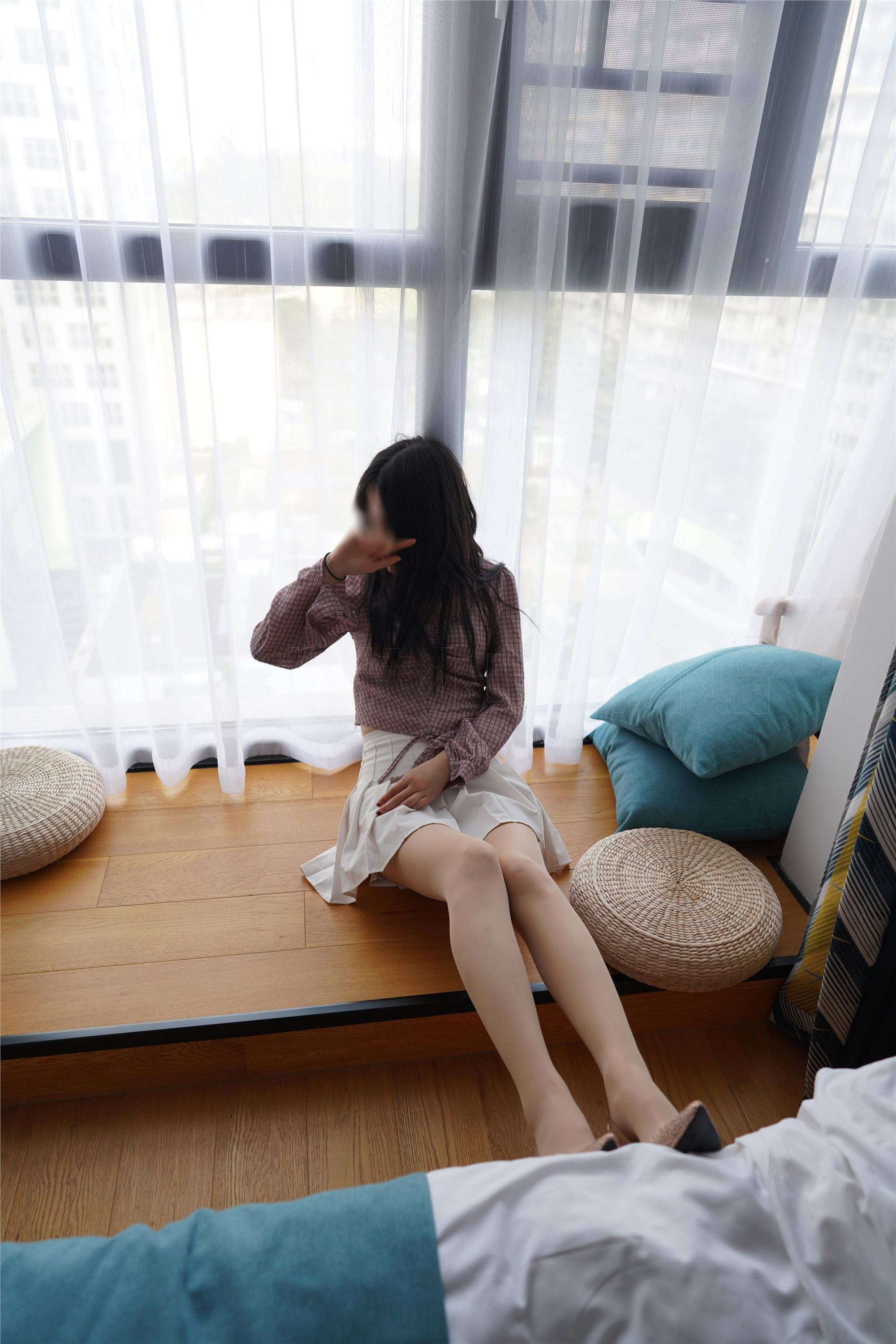 kittyWawa袜小喵  KT269 清新小格子